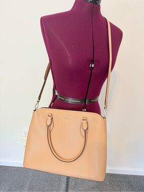 Kate Spade Pebbled Leather Darcy Tote - Tan